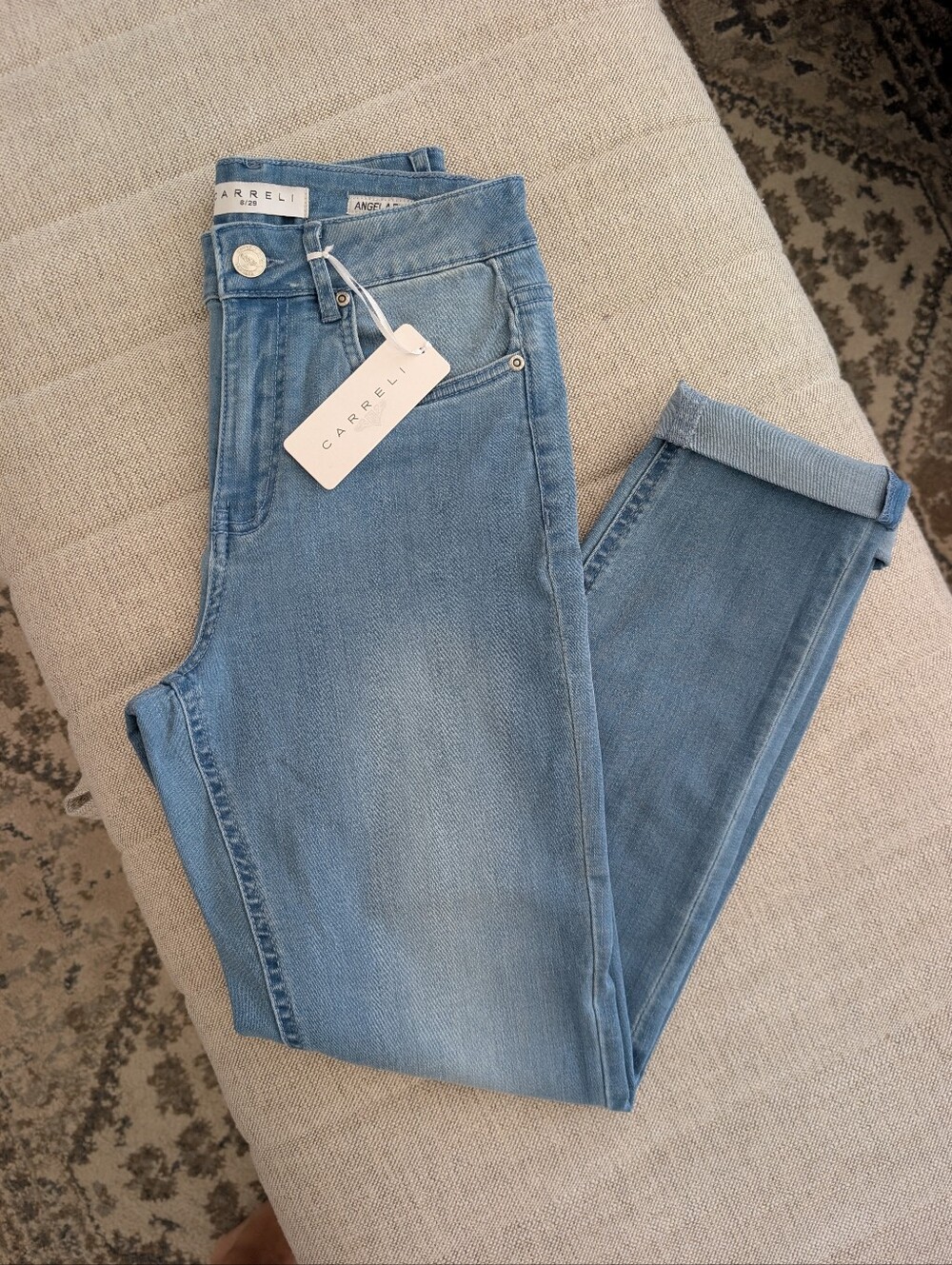 CARRELI Angela Fit Light Denim Jeans NWT | Size 6/29